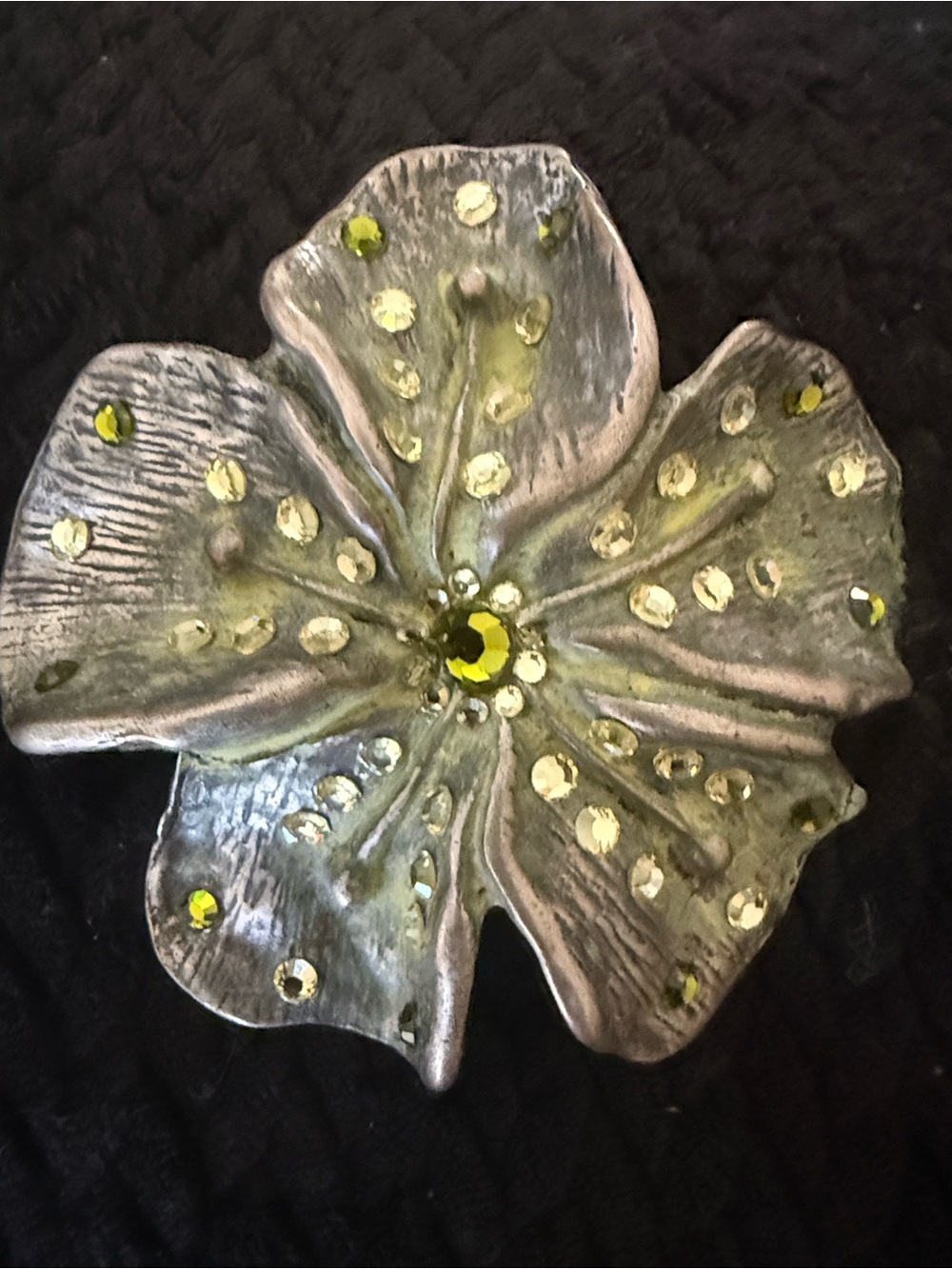 ✨ BED|STÜ Flower Sparkle Metal Interchangeable Belt Buckle ✨